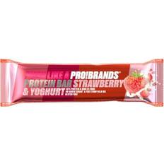 ProBrands Matvaror ProBrands Pro Brands Proteinbar, 45 G, Strawberry/yoghurt