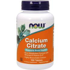 Vitamin d2 Now Foods Calcium Citrate with Minerals & Vitamin D-2 100 st