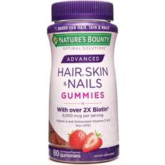 Nature's Bounty Nature's Bounty Optimal Solutions Hair Skin & Nails Gummies Strawberry 80 Gummies