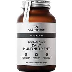 Wild Nutrition Vitaminer & Kosttilskud Wild Nutrition Food-Grown Daily Multi Nutrient Man 60 kap