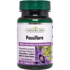 Vitamins & Supplements Natures Aid Passiflora Complex 250mg 60 Tablets