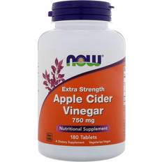 Cider Now Foods Apple Cider Vinegar- Extra Strength 750 mg (180 tablets)