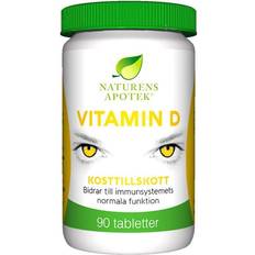 Naturens apotek Vitaminer & Mineraler Naturens apotek Vitamin-D 90 tabletter