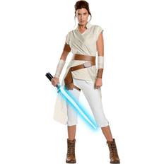 Star wars rey costume Maskerad Smiffys Womens Deluxe Star Wars Rey Costume