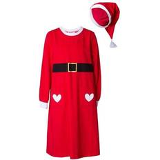 Joulu Juhlamekot Max Collection Christmas Kids Santa Costume Red 110/116