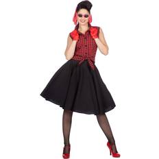 Wilbers Karnaval Black/Red Rockabilly Dress Carnival Costume