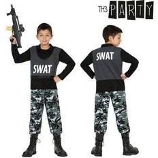 Swat kostume Th3 Party Kostume til børn SWAT politimand (2 pcs)