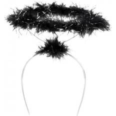 Engle Kostumer Boland 52869 Women's Headband Angel Light Black