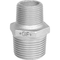 Vand & Afløb +GF+ Brystnippel Galvaniseret Reduktion 1 1/2"X1 1/4