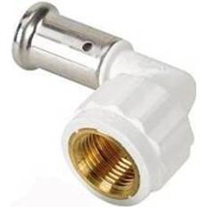 Henco pres vinkel 90° pvdf 20 mm x 12 pres/indvendig gevind