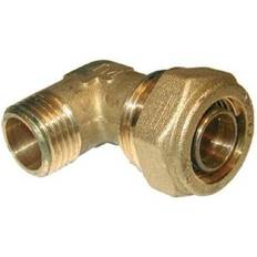 Unite Vejetromler, Jord- & Drænrør Unite Pex-fittings vinkel med nippel 15 mm x 3/4"