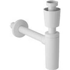 Geberit Accessoires Siphon en tube plongeur pour lavabo, sortie horizontale, d 32 mm, 1 1/4 g, blanc alpin 151.034.11.1