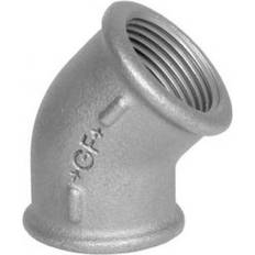 +GF+ Vinkel 45° Galvaniseret Muffe/muffe 2