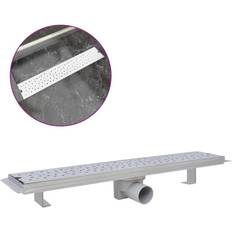 vidaXL Lineaarinen suihkukaivo Kupla 630x140mm Ruostumaton teräs