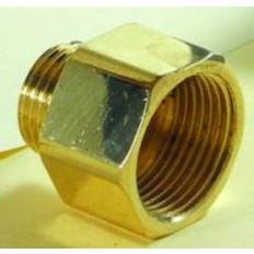 Spidsmuffe 1/2"-3/8" i messing