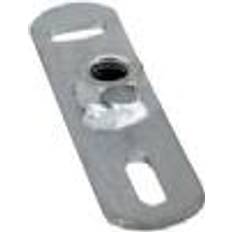Walraven Vejetromler, Jord- & Drænrør Walraven Walraven grundflange M8. Elforzinket. 145x38mm med punktsvejset muffe