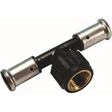 Henco Henco pres tee pvdf med indvendig gevind 63 x 2 x 63 mm