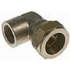 Alberts VSH kompression vinkel 90° muffe 22 mm X 3/4