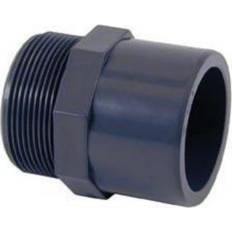 PVC gevindnippel 50 mm x 2"