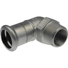 VSH bøjning 90° muffe/nippel 15 mm X 1/2 syrefast