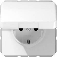 Jung SCHUKO-Steckdose 16A250V Klappdeckel CD 1520 BFKIKL WW