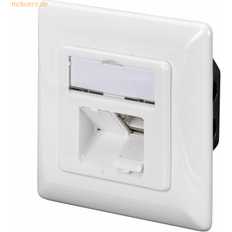 Ethernet, Data & Telefoon Uitgangen Digitus White Electrical Socket DN-9006-N