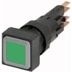 Eaton Q18LT-GN/WB, Pushbutton switch, Sort, Grøn, IP65, 18 mm, 60 mm, 18 mm