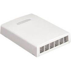 Panduit Vægboks netkey 6 port hvid