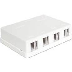 DeLock Keystone Surface Mounted Box hus med modulær indsats