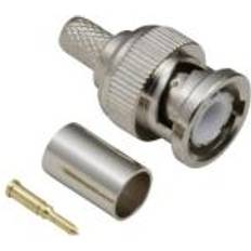 TRU Components TC-2520045 BNC-stikforbindelse Stik, lige 50 Ω 50 stk