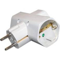 Sølv Reiseadaptere Plug Adapter Silver Electronics 49265 3500W White