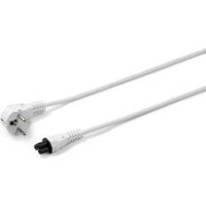 Iec c5 cee 7 7 MicroConnect Strømkabel IEC 60320 C5 til CEE 7/7 (han) vinklet 1.8 m hvid