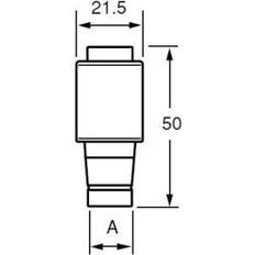 Mersen Sikring DZ2 2A rosa GL/GG