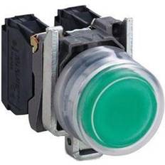 Push button spring Schneider Electric Harmony push button complete with spring return in green and