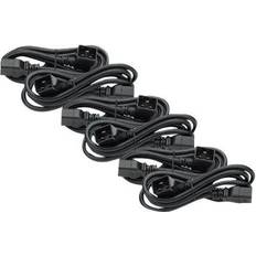 Schneider Electric Alargadores Schneider Electric APC Power Cord Kit 6 ea C19 C20 90 degree 18m Negro 18 m