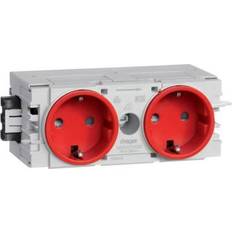 Hager GS20003020 Trunking Plug-in module (W x H x D) 120 x 50 x 61 mm 1 pc(s) Traffic red