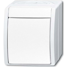 Wall Switches Busch-Jaeger 2601/6 W-54 Wet room switch product range Toggle switch Ocean (surface-mount) White