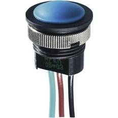 Interruptores de corriente Apem IAR3F1100 Pushbutton 24 V DC 2 A 1 x Off/(On) IP67 (front) momentary 1 pc(s)