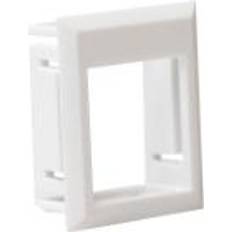 Leviton Elartikler Leviton Montage ramme hvid for udtag til keystone konnekter