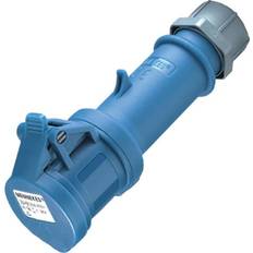 Bleu Multiprises Mennekes Connecteur industriel ProTOP Femelle, 3P, 16A, 230 V, Montage sur câble