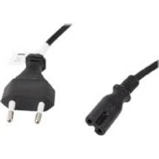 Iec c7 euro Lanberg CEE 7/16 IEC 320 C7 euro radio power cord 3m VDE black