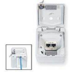 AMP NETCONNECT Elartikler AMP NETCONNECT Dataudtag IP44 for 2xAMP SL konnektor