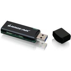IOGEAR GFR304SD USB 3.0 SuperSpeed SD/ SDHC/ MMC/ SDXC/ MicroSD/ MicroSDXC/ Extreme SD Cards Reader Writer