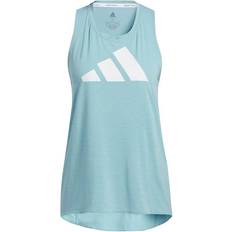 adidas 3-Stripes Logo Tank Top Women - Mint Ton/White