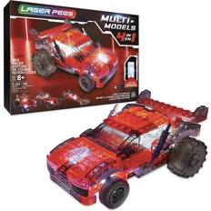 Klosser Laser Pegs Multi Models 4 in 1 Red Racer