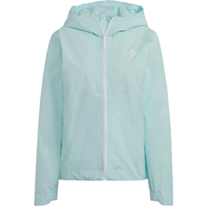 Adidas Donna Giubbotti Impermeabili Adidas BSC 3-Stripes Rain.Rdy Jacket - Halo Mint