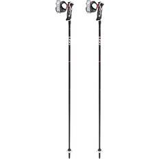 Leki Bastoni Sci Carbon 3d Black-grey-white-red