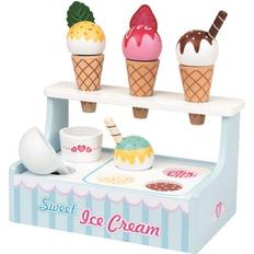 Small Wood Mini Ice Cream Shop (L40227)