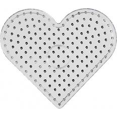 Crafts Creotime Peg Board, heart, JUMBO, transparent, 1 pc