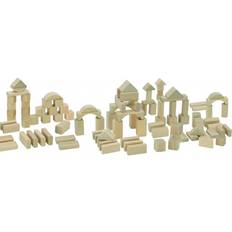 träkloss -set junior 24 x 27 cm naturligt 102 st
